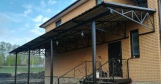 Навесы из профнастила над крыльцом Курск, цена от 1788 руб.